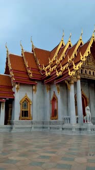 Wat Benchamabophit the Marble Temple the Royal Temple in Capital City Bangkok Thailand