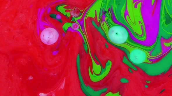 Color Explosion Abstract Vivid Art Painting Texture