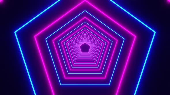 Stylish Abstract Animation. Insane Trippy Psychedelic VJ Loop