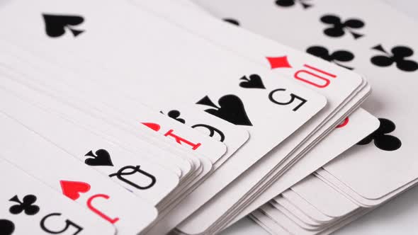 Close-up of playing cards