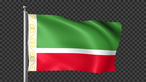 Chechen Repub Lic Flag