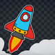 Cartoon Rocket Transition - VideoHive Item for Sale