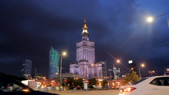 Warsaw Showing the Palace of Culture and Science Building