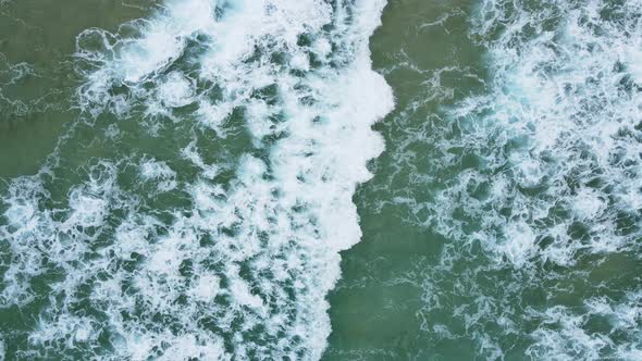Aerial view of Ocean wave