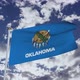 Oklahoma Flag With Sky - VideoHive Item for Sale