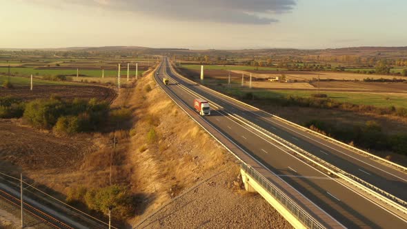 Light Traffic On The Highway 