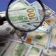 Checking 100 USD Banknotes With Magnifying Glass - VideoHive Item for Sale