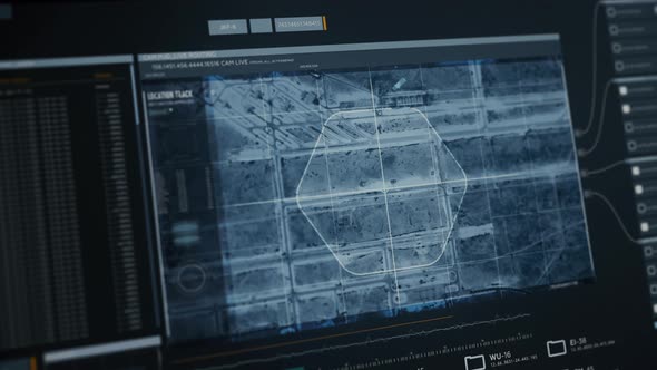 Satellite Camera, Computer Interface, Iraq Armed Forces, United States base alt