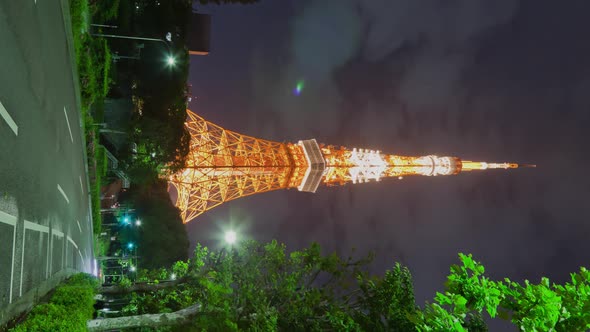 Night Time Lapse Tokyo Japan alt