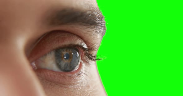 Close-up of a man eye