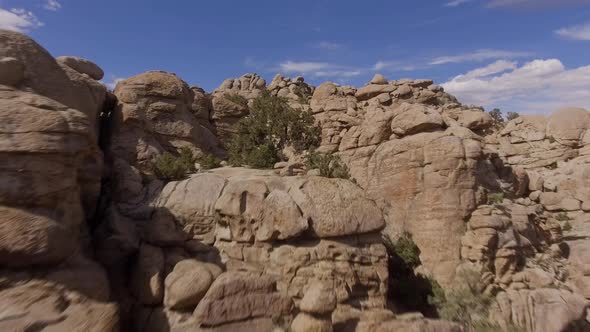 Aerial Shot Rock Formation