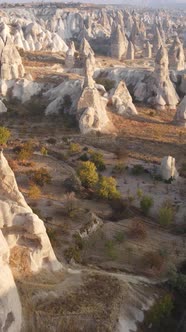 Cappadocia Landscape Aerial View