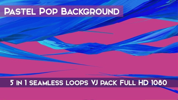 Pastel Pop Background VJ Loops