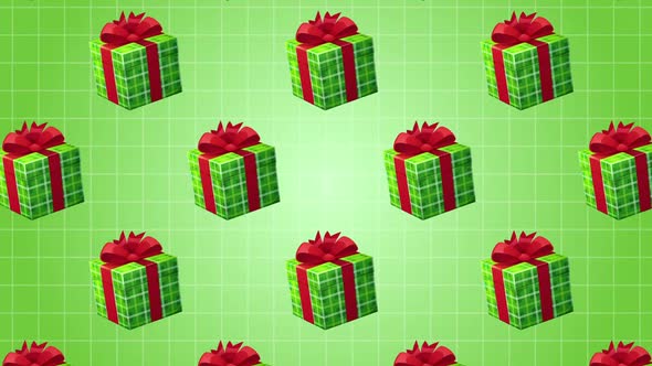 Gift Box Background Cartoon Animation