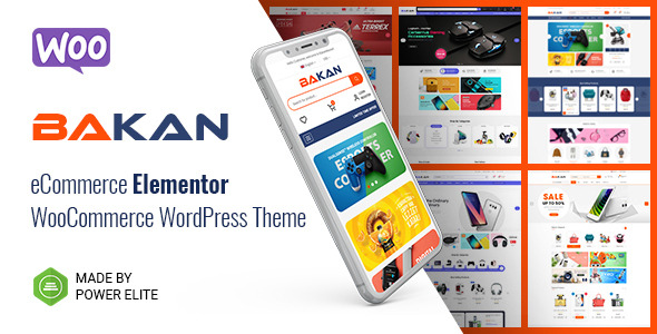 Bakan - eCommerce Elementor WooCommerce WordPress Theme