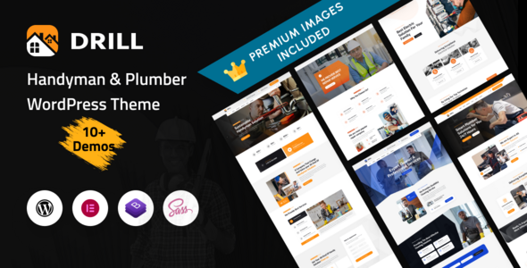 Drill - Handyman & Plumber Services WordPress Theme