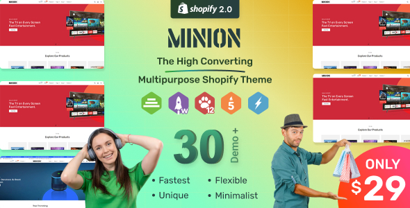 Minion - Multipurpose Shopify Themes OS 2.0 - RTL Support