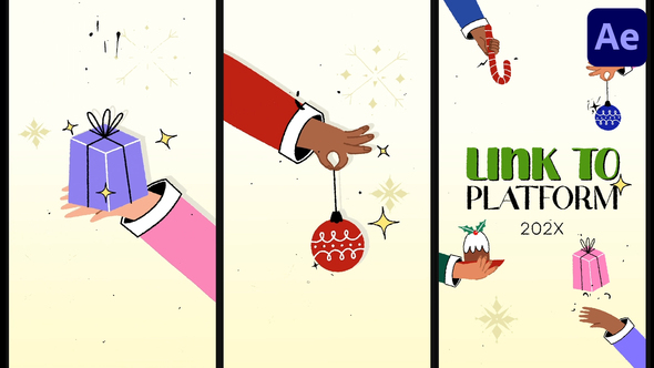 New Year Things Typography Stories for After Effects alt