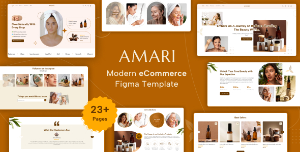 Amari - Modern eCommerce Figma Template