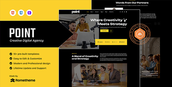 Point - Creative Digital Agency HTML Template