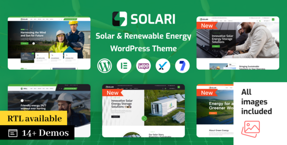 Solari - Ecology & Solar Energy WordPress Theme