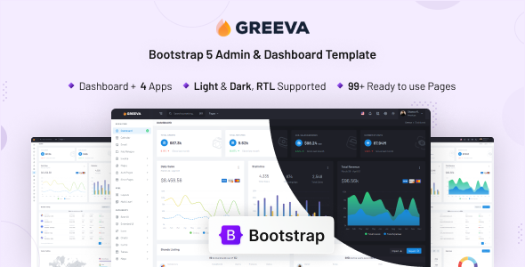 Greeva - Bootstrap 5 Admin & Dashboard Template