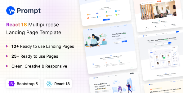 Prompt - Modern & Multipurpose React Template