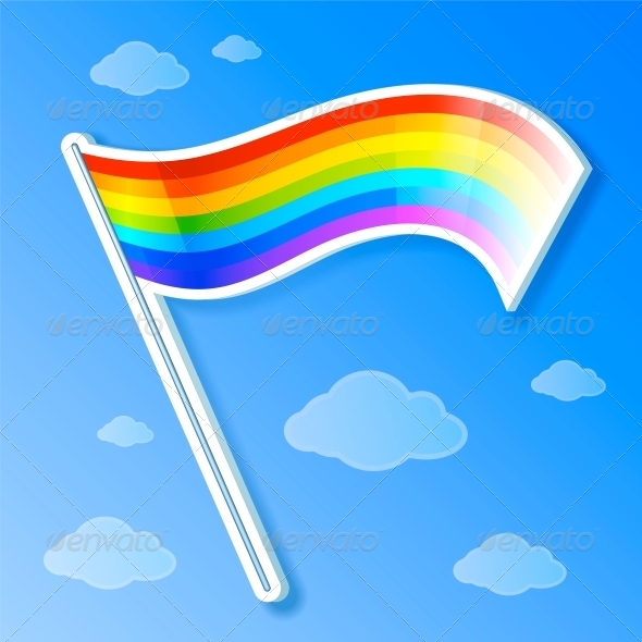 Vector rainbow Flag