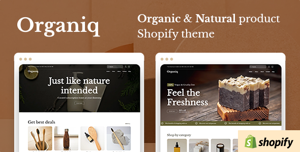 Organiq – Organic Shop Shopify Theme – 0 Sold!