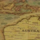 Vintage Paper Retro Map Australia. - VideoHive Item for Sale