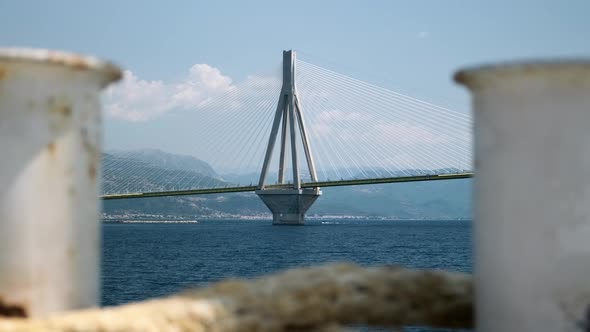 View on Bridge From Ferry Boat