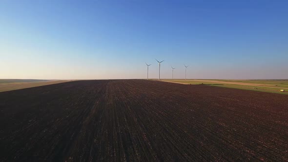 Agricultural Plowed Field Ground Soil