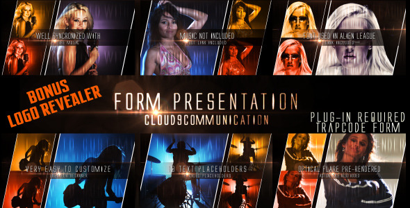 Form Presentation with Bonus Logo Formation