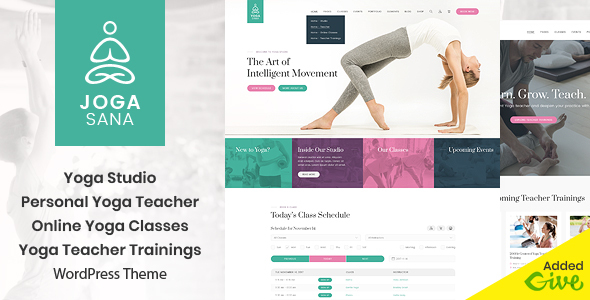 Jogasana - Yoga Oriented WordPress Theme