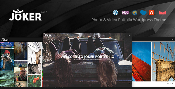 Joker - Photo & Video Portfolio WordPress Theme for Photographers