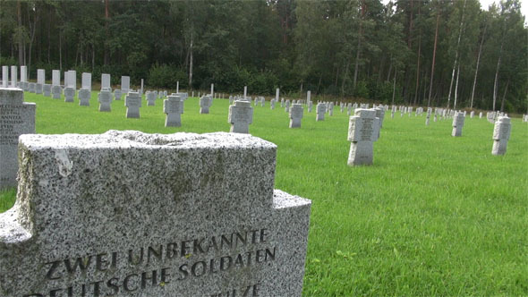 German Soldiers World War II Latvia Cemetery