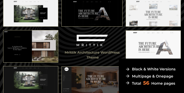 Mrittik - Architecture Interior Design Theme