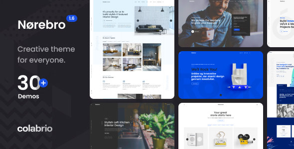 Norebro - Creative Portfolio Theme for Multipurpose Usage