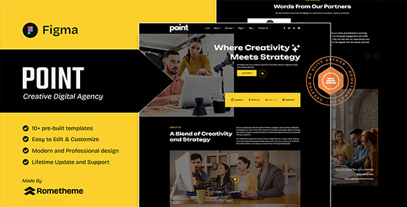 Point - Creative Digital Agency Figma Template