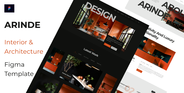 Arinde - Architecture & Interior Design Figma Template