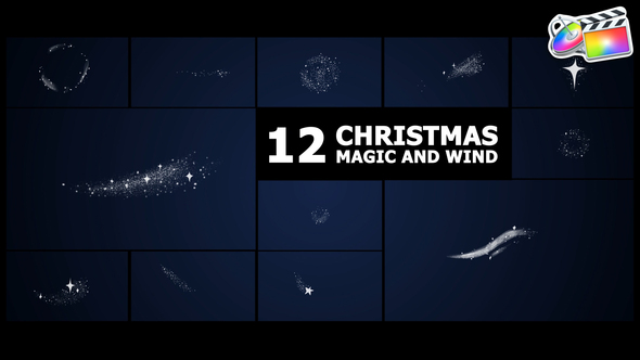 Christmas Magic Stars | FCPX alt