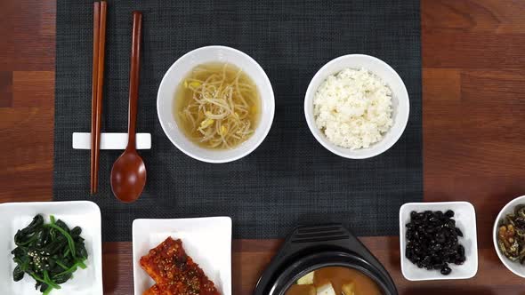 Ordinary Korean family food