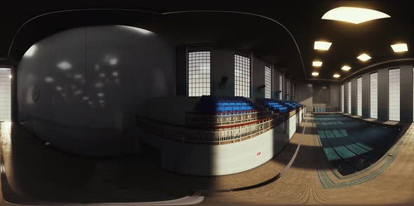 VR360 Empty Sport Swimming Pool