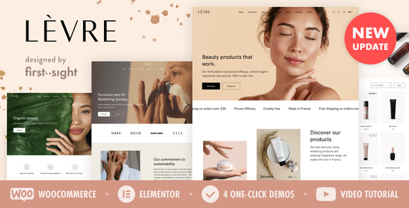 Levre — Beauty Cosmetics Shop WordPress