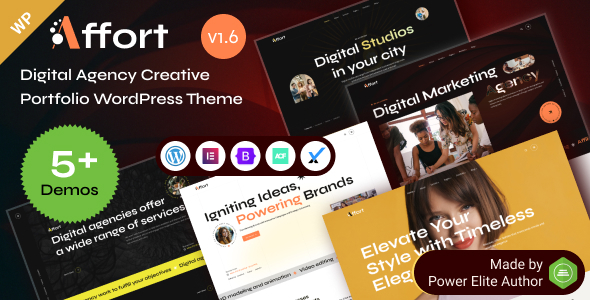 Affort - Portfolio Website Elementor WordPress Theme