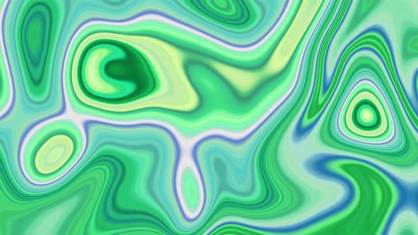 Green color wavy Clean marble trendy Liquid Animation. Vd 156