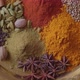 Various Fragrant Spices on Oriental Tray - VideoHive Item for Sale