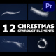 Christmas Stardust Elements | Premiere Pro MOGRT - VideoHive Item for Sale