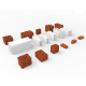 Huge Bricks Collection Set - 3DOcean Item for Sale