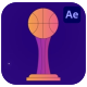 Basketball Sport Icons And Titles for After Effects - VideoHive Item for Sale